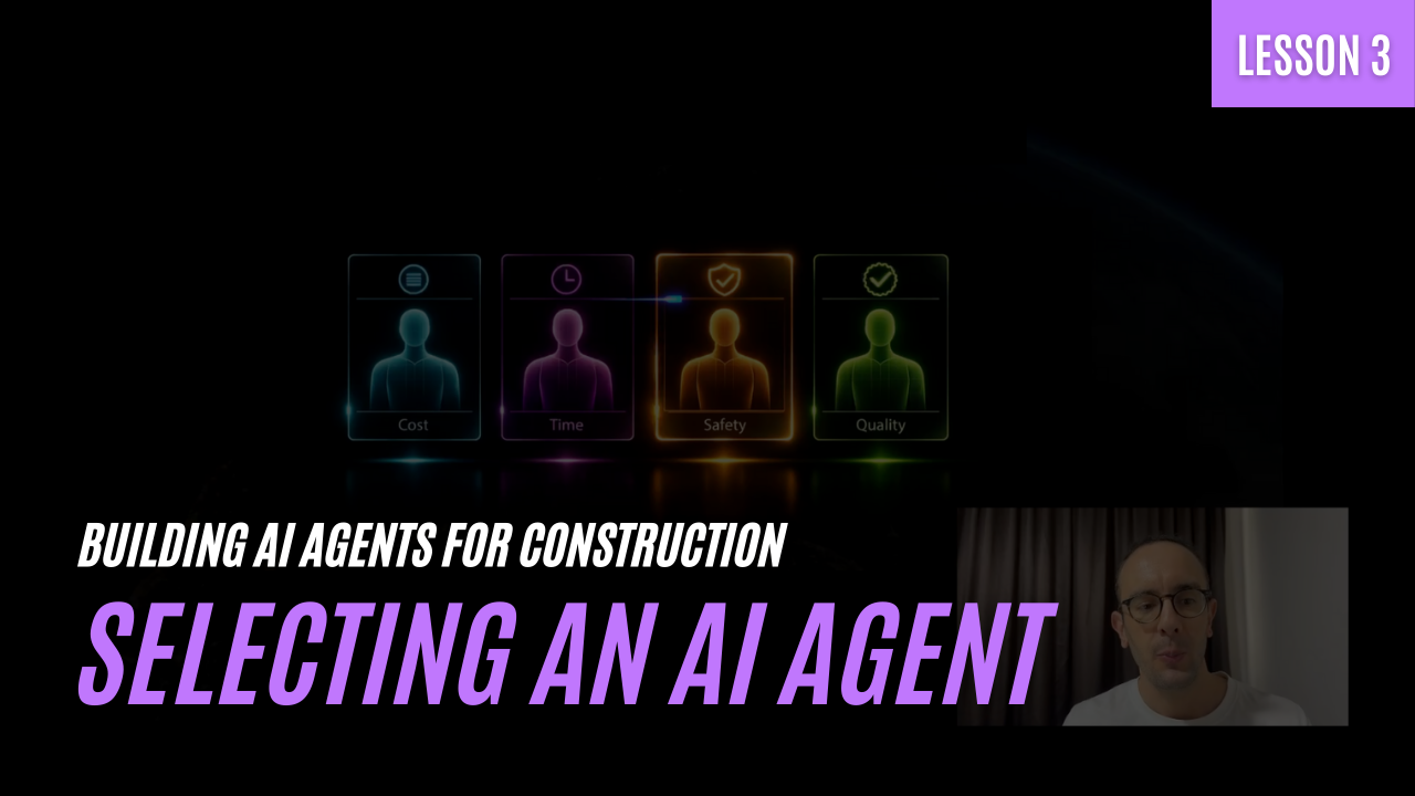 AI Agents for Construction Module - Building or selecting an AI Agent