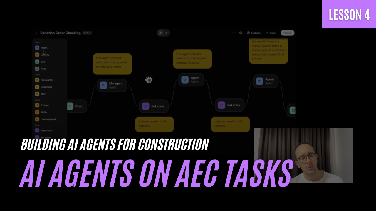 AI Agents for Construction Module - Evaluating AI Agents on real construction tasks